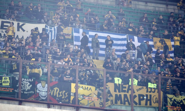«Τρέλαναν» το «Σαν Σίρο» οι οπαδοί της ΑΕΚ! (vid,pics)